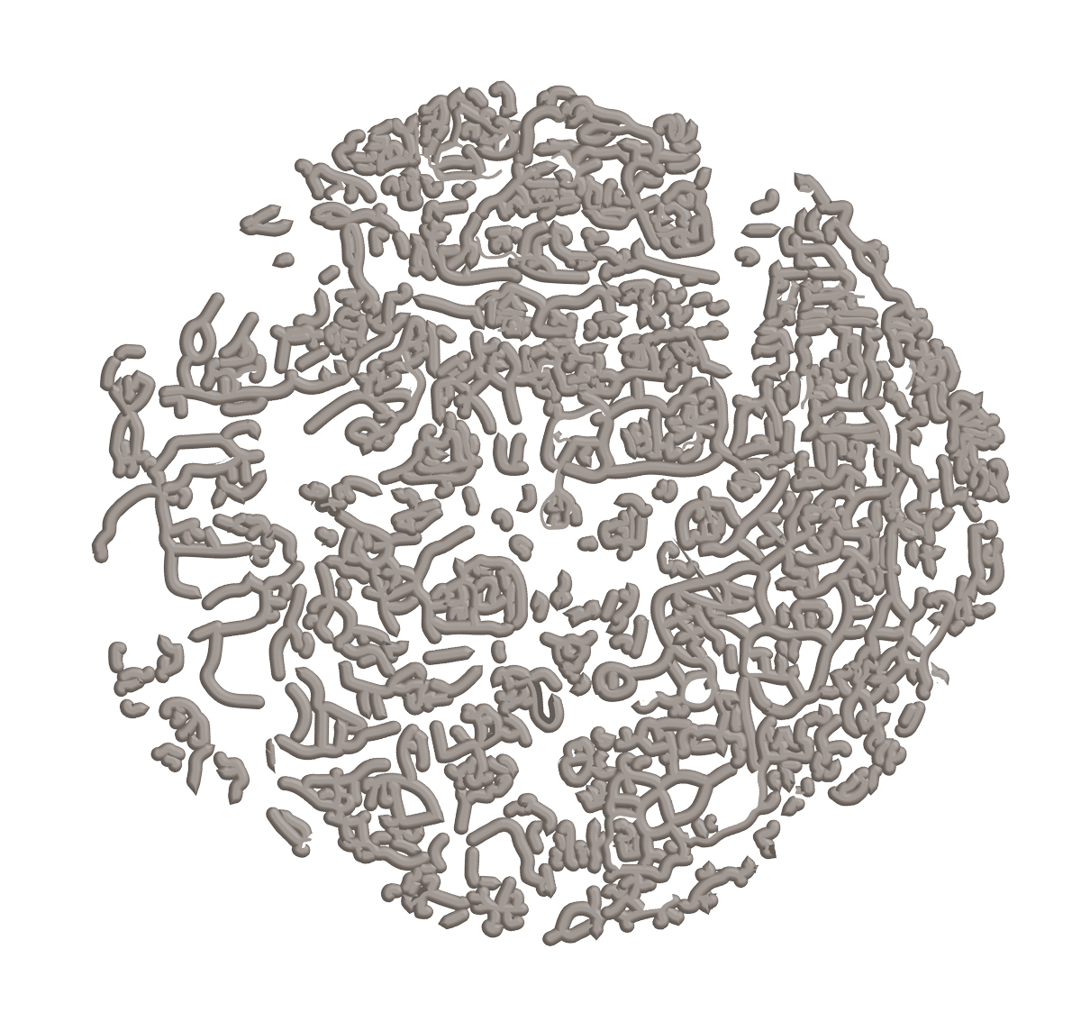 squiggly abstract map design